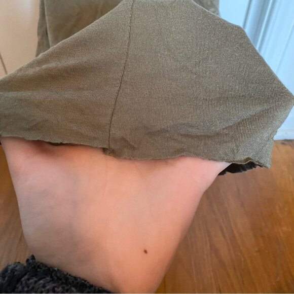 Ann Christine Olive Green Halter Dress/Long Tank - Picture 4 of 8